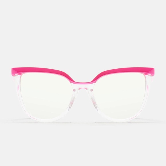 •Seeing thru You• Pink Frame Clear Lens Blue Light Eyewear - Picture 2 of 3